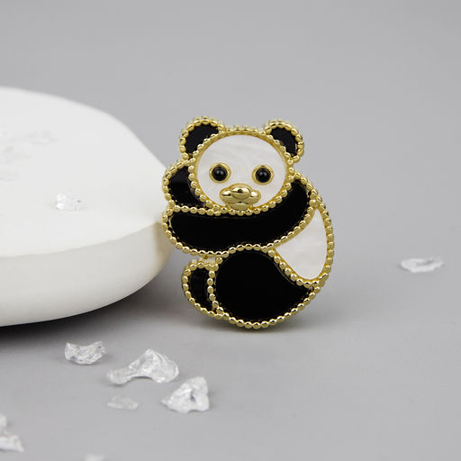 Брошь Арт. 3V-7204-Y - MyGemma фото 3