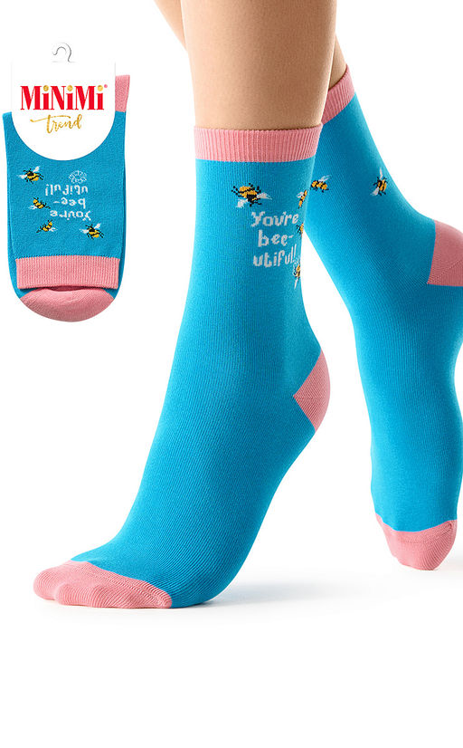 (Minimi) Mini Trend 4217 нос.жен. с рисунком Пчелы