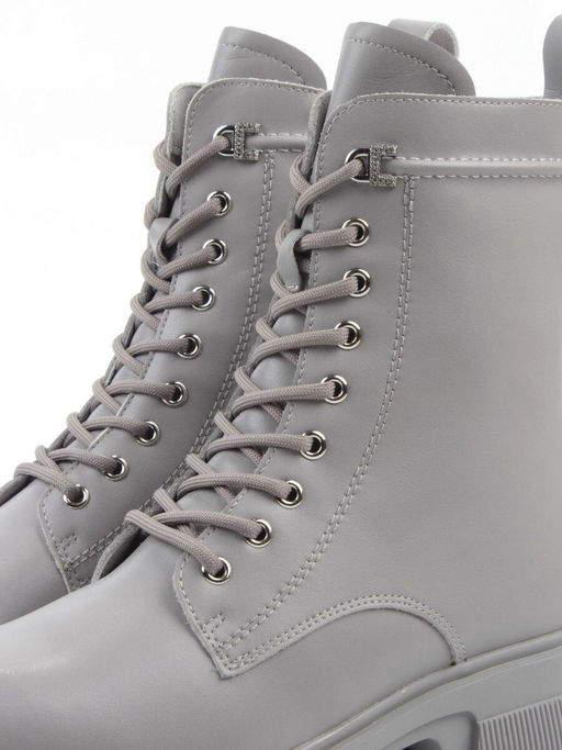 04-PAT178-2Z GRAY Ботинки зимние женские (натуральная кожа, 100% шерсть)