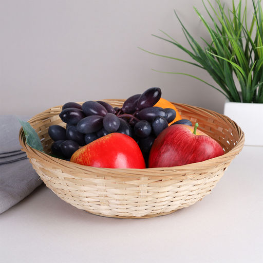 Корзина плетенная 26*8см +бант , арт. GN295-3, 678843