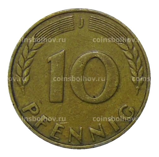 10 пфеннигов 1949 года J Германия