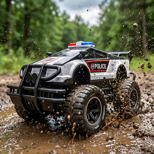 Машина "Полицейский гигант" р/у, 27 MHz, в коробке
