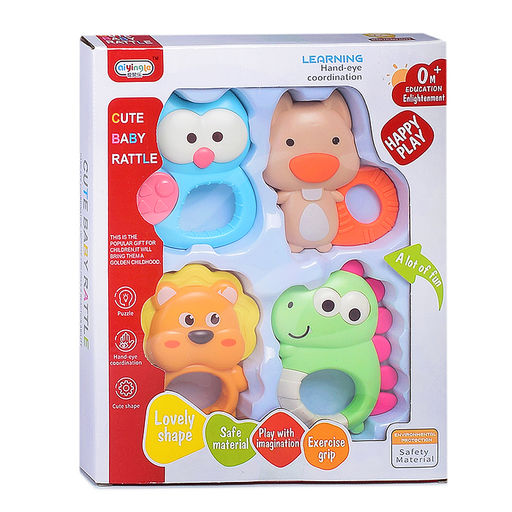 Набор погремушек "Счастливый малыш" в коробке