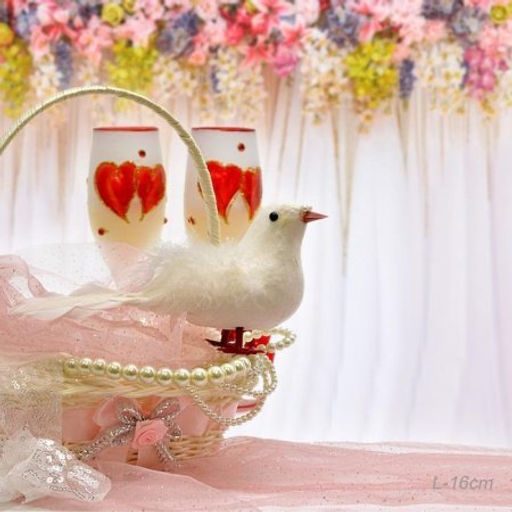 Голубь декоративный 16 см / SH09580 /уп 2/600/ Акция - Галеонтрейд фото 2