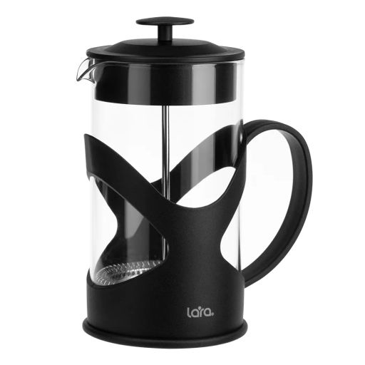 LR06-56-800 Френч-пресс 800мл экологически чистый материал, стальной фильтр 18/10, боросил стекло - Lara фото 8