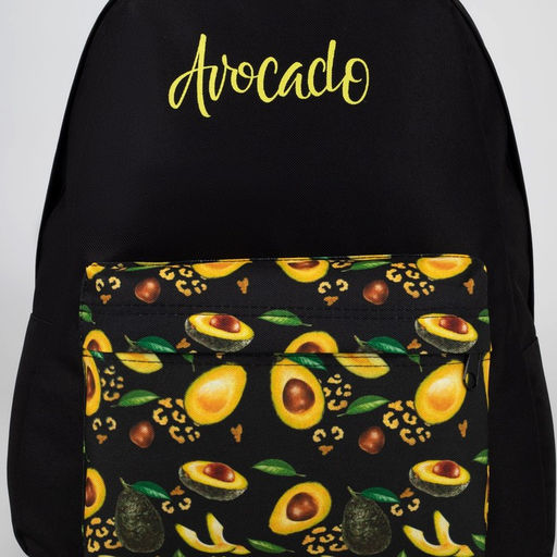 Рюкзак молодёжный Авокадо, 33х13х37 см, отд на молнии, н/карман, чёрный - Nazamok фото 9