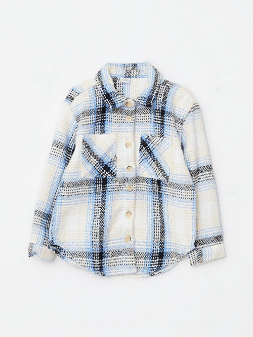 Ekose Uzun Kollu K?z ?ocuk G?mlek - Waikiki фото 3