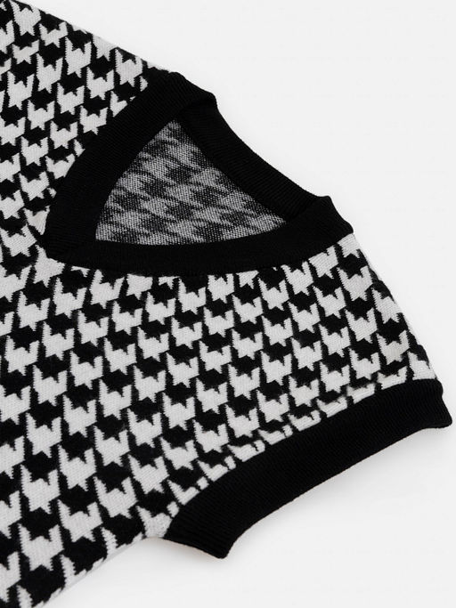 ACOOLA / Жилет детский для девочек Jimmy черно-белый фото 5