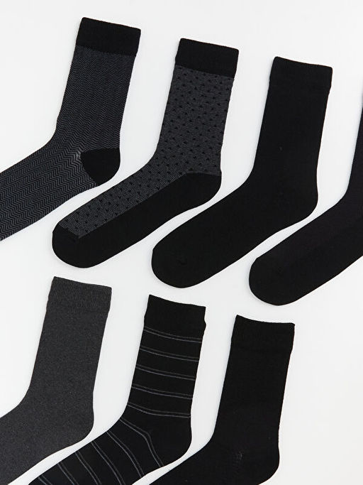 Desenli Erkek Soket ?orap 7li