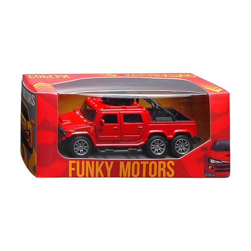 Красная инерционная машинка вид D die-cast , 1:32