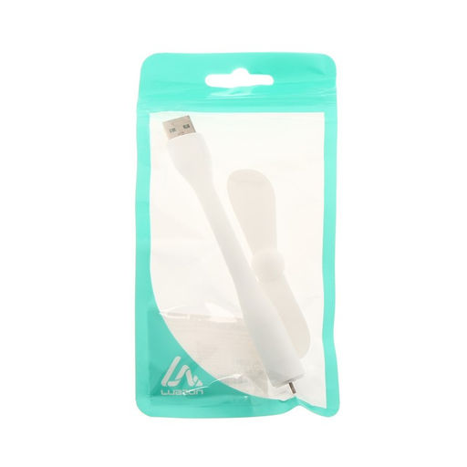 Вентилятор с гибким корпусом Luazon LOF-05, USB, 11 см, белый - Luazon home фото 4