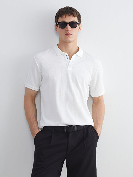 Polo Yaka K?sa Kollu Erkek Ti??rt