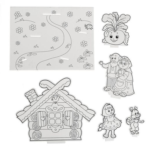 3D-Раскраска Сказка Репка 3 в 1 - Zabiaka фото 2