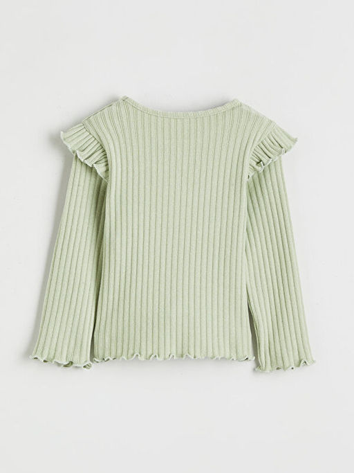 Bisiklet Yaka F?rf?rl? K?z Bebek Bluz