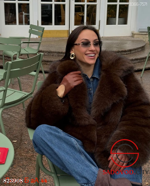 Шуба женская из искусственного меха