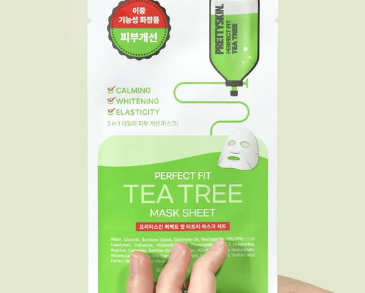 Маска для лица листовая с маслом чайного дерева - Perfect Fit Tea Tree Mask Sheet, 25 мл