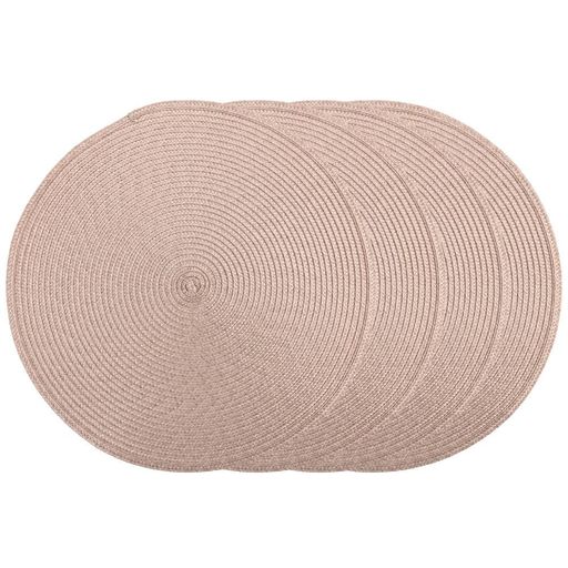 НАБОР ПОДСТАНОВОЧНЫХ САЛФЕТОК NATIVE BEIGE ИЗ 4 ШТ., ДИАМЕТР=38 СМ - Lefard фото 2