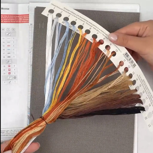 Набор для вышивания PANNA ZM-7103 Рождественский лось 33 х 26.5 см