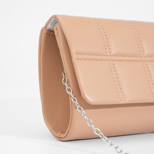 Сумка-клатч на клапане, цвет бежевый - Simaland фото 5