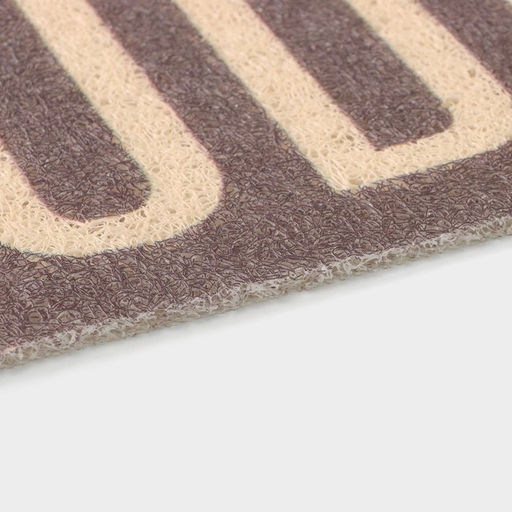 Коврик придверный Доляна Welcome/Goodbye, грязезащитный, 50×80 см, МИКС