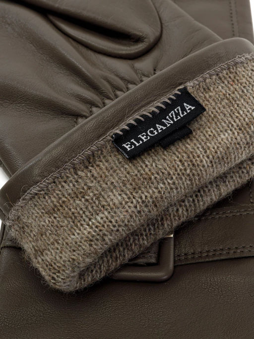 Перчатки женские 100% ш IS8596 taupe - Eleganzza фото 7