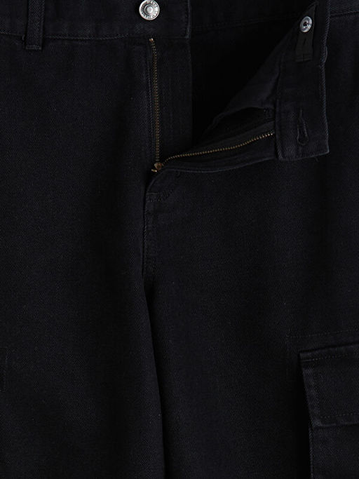 Loose Fit Erkek ?ocuk Kargo Jean Pantolon