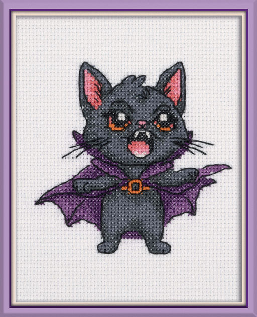 Klart набор для вышивания 12-071 КотоДракула 13 х 13 см