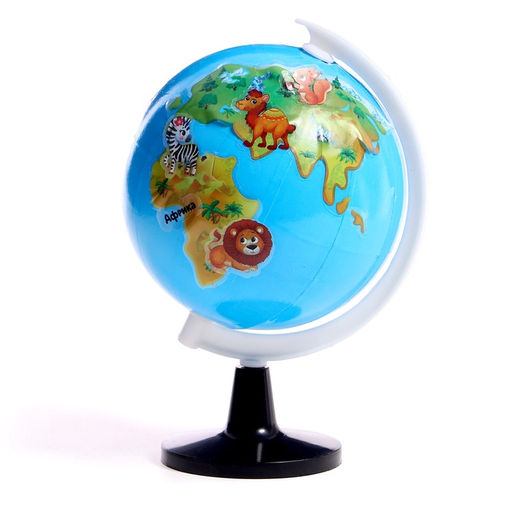 Развивающий набор Глобус - изучаем животный мир - Эврики фото 18
