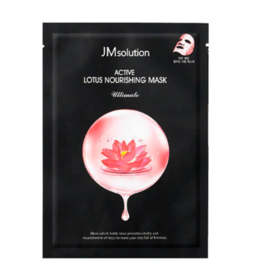 Питательная тканевая маска с экстрактом лотоса JMSOLUTION, 30мл