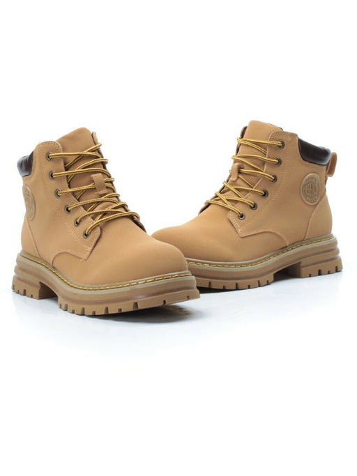 01-P8305-1 BROWN Ботинки демисезонные женские (натуральная кожа)