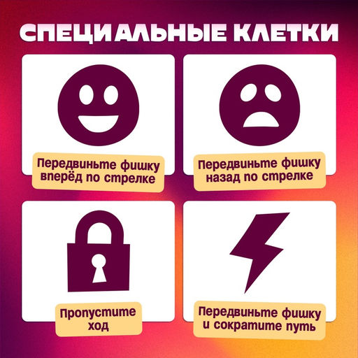 Цена за 2 шт. Настольная игра ходилка-бродилка для детей «Большое приключение», 2-4 игрока, 3+