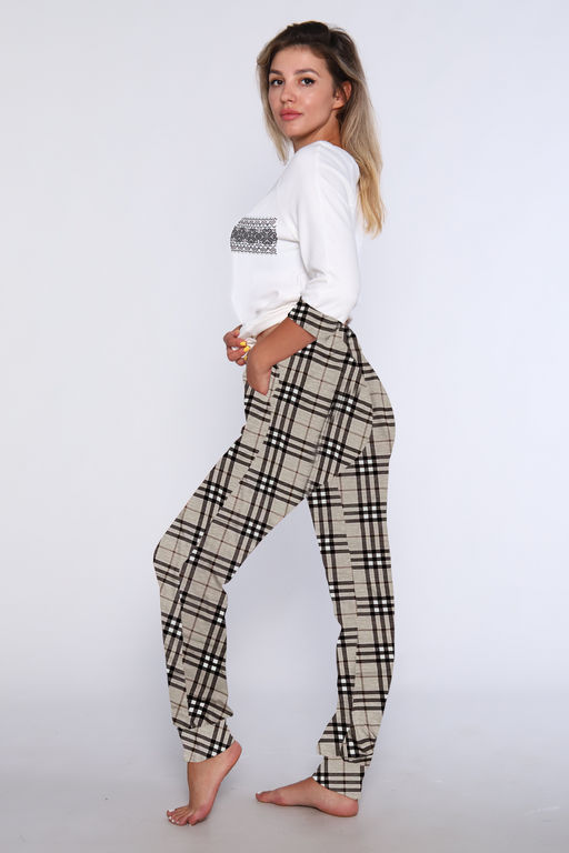 Женский домашний костюм с брюками 66