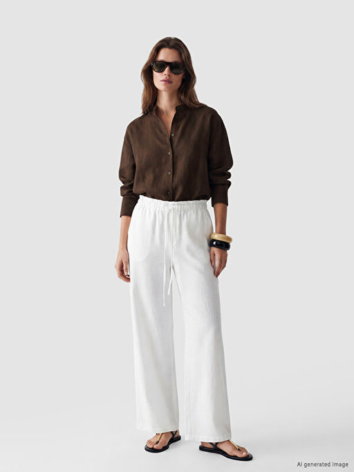 Hakim Yaka Oversize Kad?n G?mlek Tunik