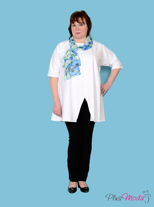 Туника Модель №9 размеры 52-66 - Plusmoda фото 3