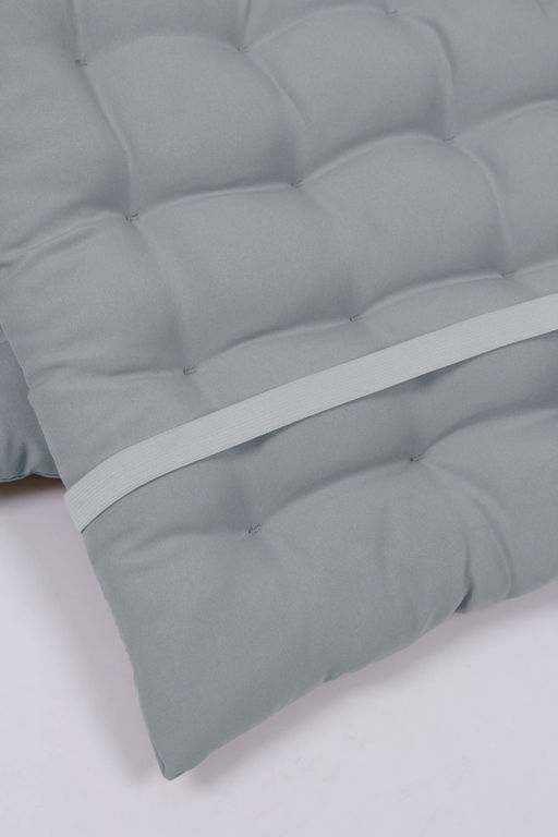 Подушка на стул со спинкой матрас подушка для кресла, 85х42х5 см на резинке и с завязками - Bio-line фото 3