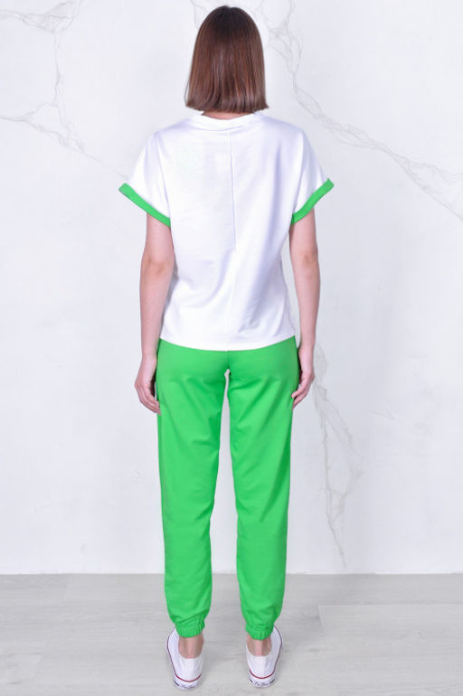 Арт. 2357 Костюм с брюками женский 44-52 (5 шт) Цвет:верх- кэмел, низ- кэмел - Калинка фото 51