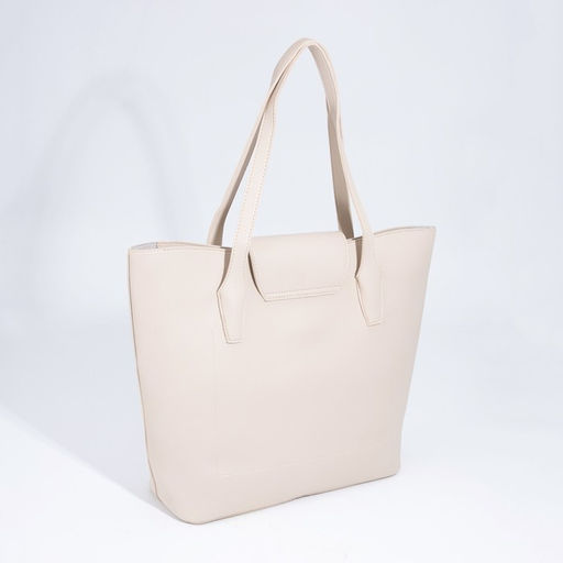 Сумка-тоут на молнии, цвет молочный - Simaland фото 2