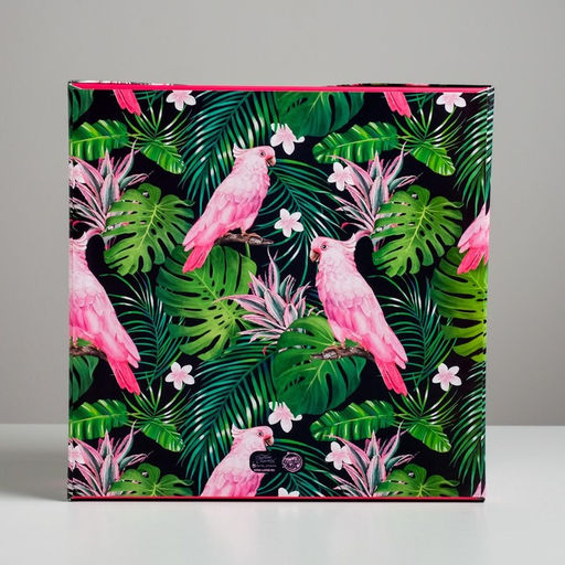 Коробка подарочная Тропики, 29,5 29,5 14,5 см - Дарите счастье фото 5