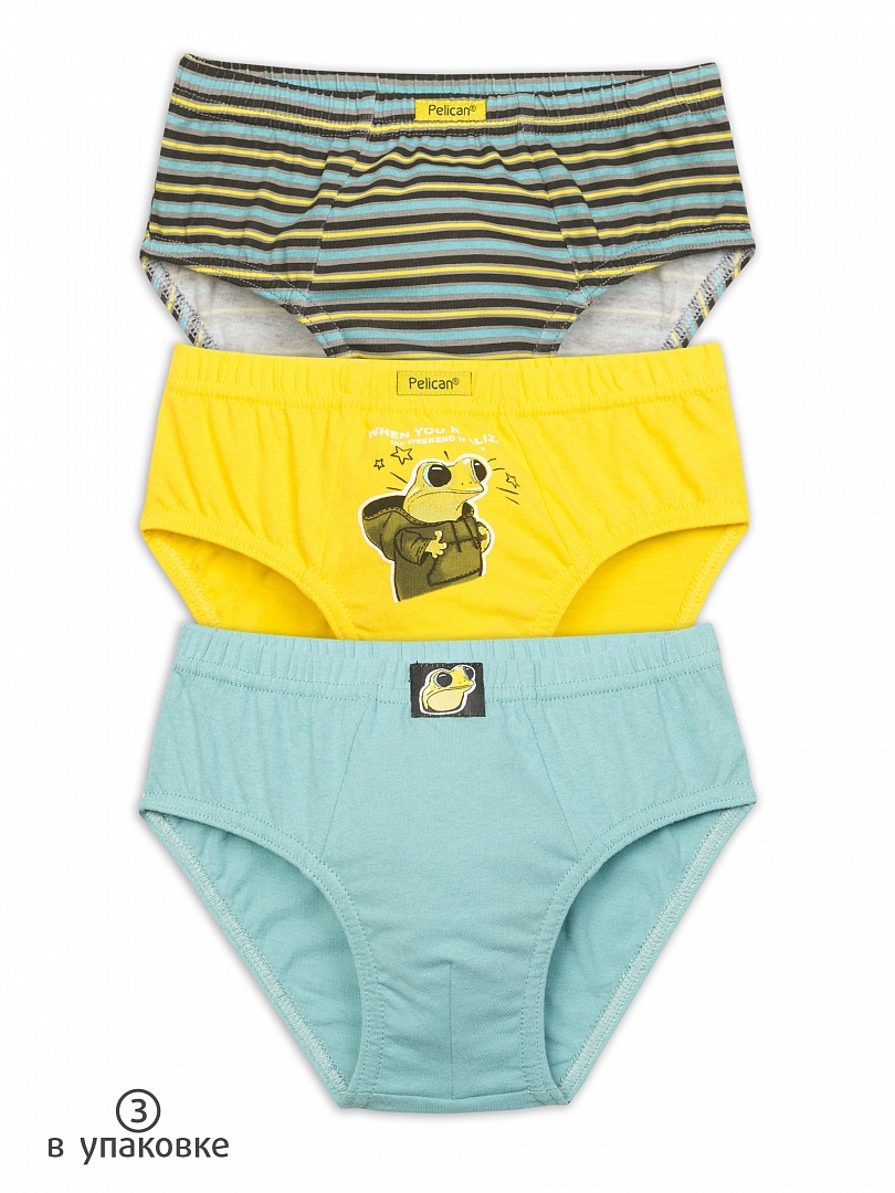 BULB3273(3шт. в упаковке) трусы для мальчиков