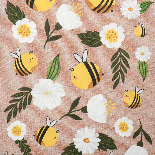 Набор кухонных полотенец «Доляна» Bee and bunny, 2 шт., 28×46 см, 100% хлопок, рогожка 160 г/м²