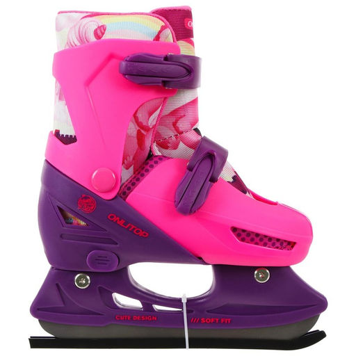 Коньки детские раздвижные ONLITOP Дракоша, р. 34-37  фото 6