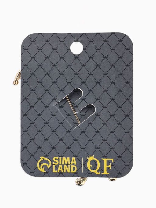 Брошь «Кошка» с зонтом, цветная в золоте