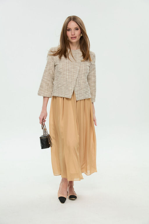 Платье NIKVA н1007-4 песочный  фото 7