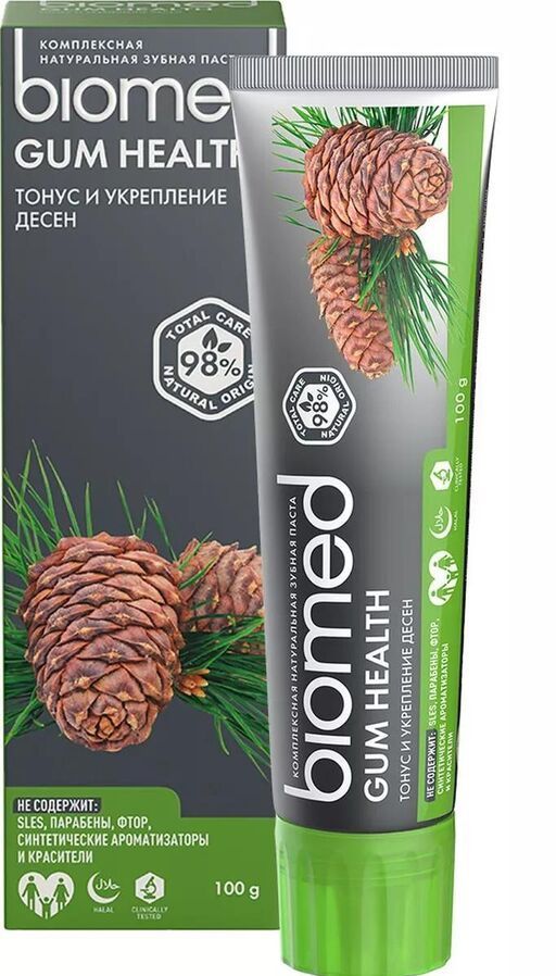АКЦИЯ! Зубная паста BIOMED GUM HEALTH / ЗДОРОВЬЕ ДЕСЕН 100г - Biomio фото 2