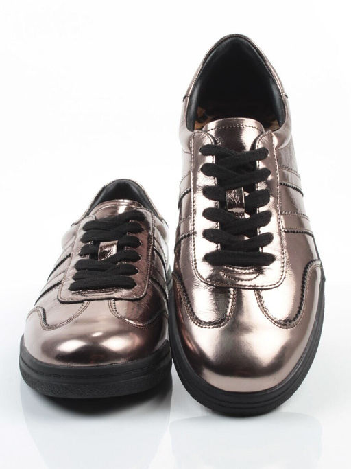 03-B6C-7MS BROWN/BRONZE Кеды женские (натуральная кожа) - Фабричный китай фото 9