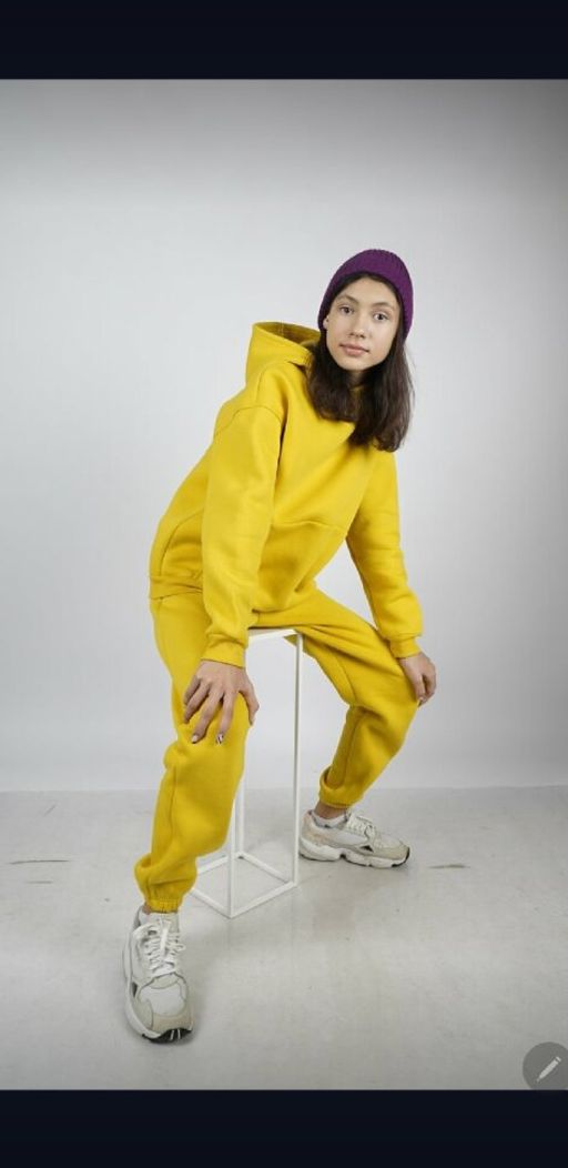 утепленный костюм футер 3хнитка начес, самое высокое качество пенье, петроль - Knitka wear фото 7