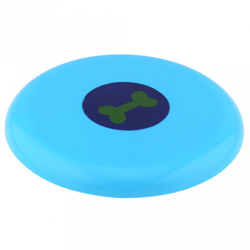 Игрушка для собаки "Фрисби" д20см, h2см, пластик, цвета микс (фуксия, голубой) (Китай)