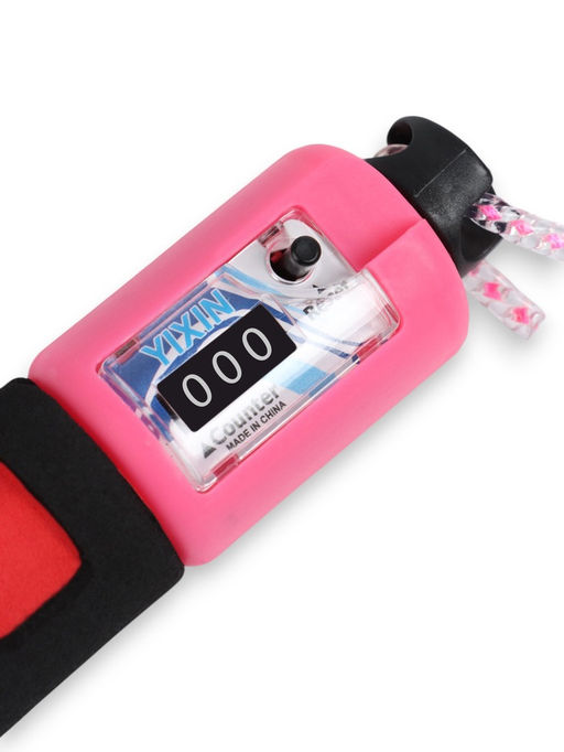 Скакалка спортивная ONLYTOP, 2.7 м, регулируемая, со счётчиком, цвет МИКС