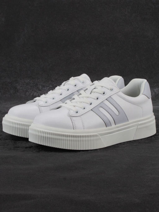 03-YC380-1 WHITE Кроссовки женские (натуральная кожа)