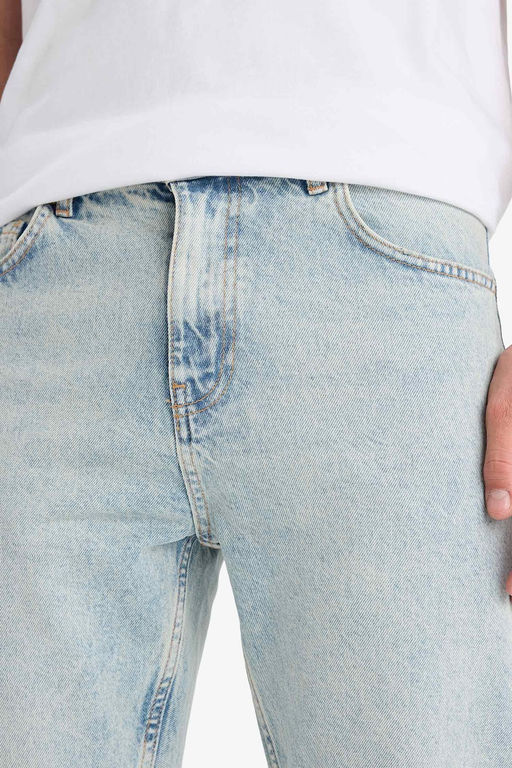 %100 Pamuk Slim Fit Y_ksek bel Dar pa_a Jean Pantolon - Defacto фото 5